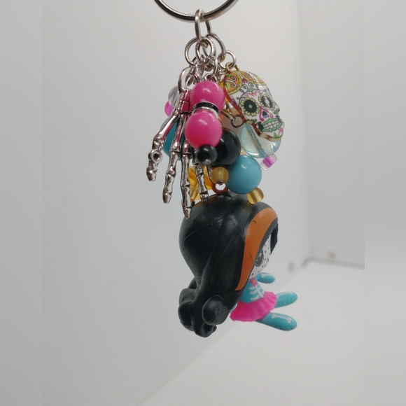Skelita Keychain Monster High Mini Figure Purse Charm Backpack Glow in the Dark - Picture 7 of 10